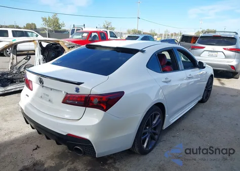 2018 Acura Tlx Tech A-Spec Pkgs z USA, uszkodzony, nr VIN 19UUB2F60JA009460